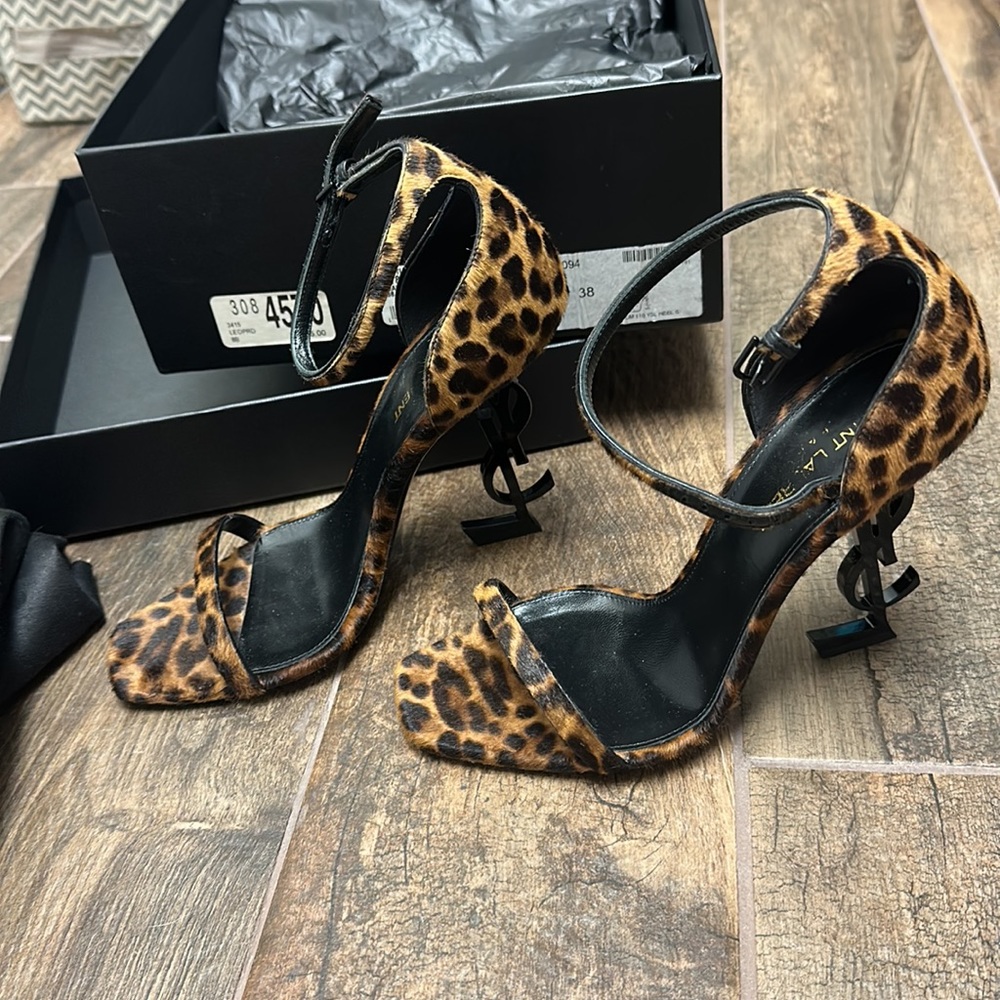 YSL CHEETAH OPYUM SANDALS